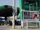 Profeco coloca lonas en gasolineras puebla