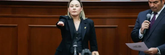 Yeraldine Bonilla declaró que asume con responsabilidad la confianza depositada en ella para ocupar el cargo de gobernadora interina en un momento complejo para el estado.
