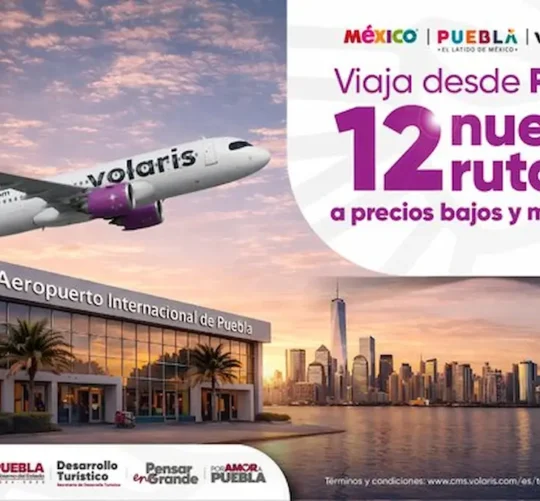 nuevos vuelos desde puebla
