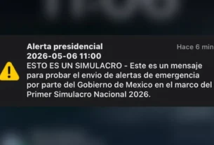 La alerta sísmica fue emitida por 95% de las antenas instaladas en el país en el Primer Simulacro Nacional 2026,