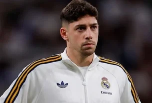 Federico Valverde, centrocampista uruguayo del Real Madrid, sufre un traumatismo cranoencefálico que se produjo en el transcurso del incidente que tuvo con su compañero el francés Aurelien Tchouameni