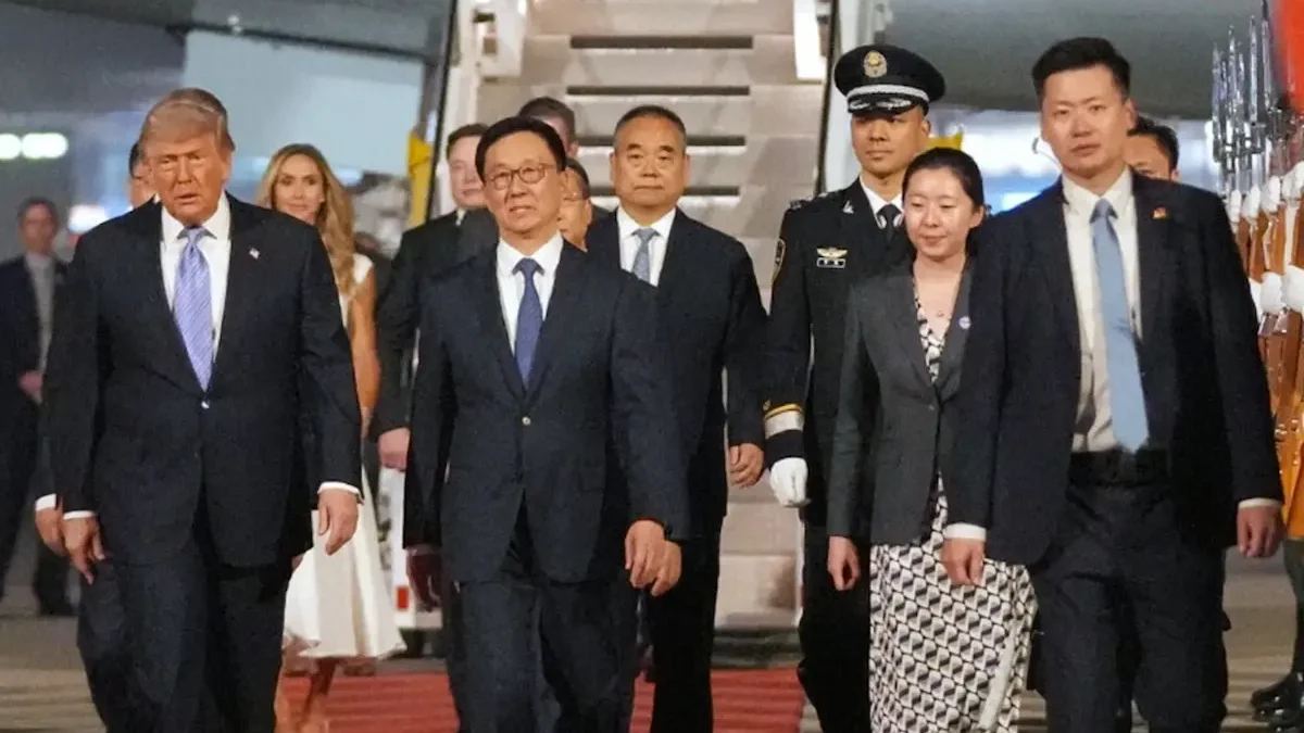Trump viaja acompañado por el secretario de Estado, Marco Rubio, y una delegación de altos ejecutivos estadounidenses como Elon Musk (Tesla), Jensen Huang (Nvidia) o Tim Cook (Apple)