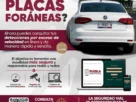 fotoinfracciones de placas foráneas