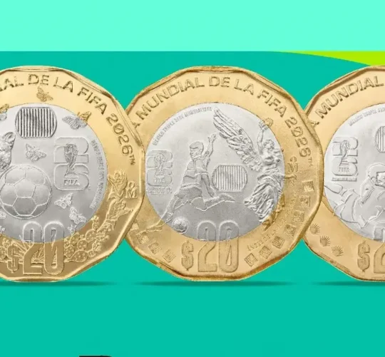 Para conseguir estas monedas del Mundial 2026, Banxico habilitó un sitio web para conocer las sucursales en donde estarán disponibles