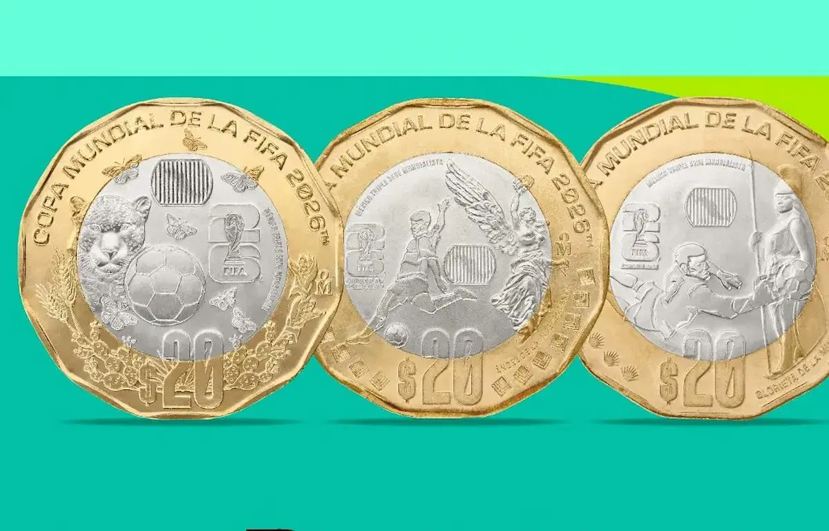 Para conseguir estas monedas del Mundial 2026, Banxico habilitó un sitio web para conocer las sucursales en donde estarán disponibles