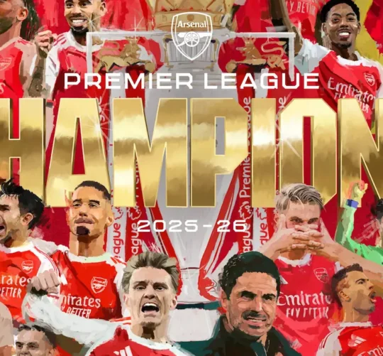 El Arsenal conquistó la Premier League 2025-2026 tras el empate del Manchester City (2º) en la cancha del Bournemouth (1-1)