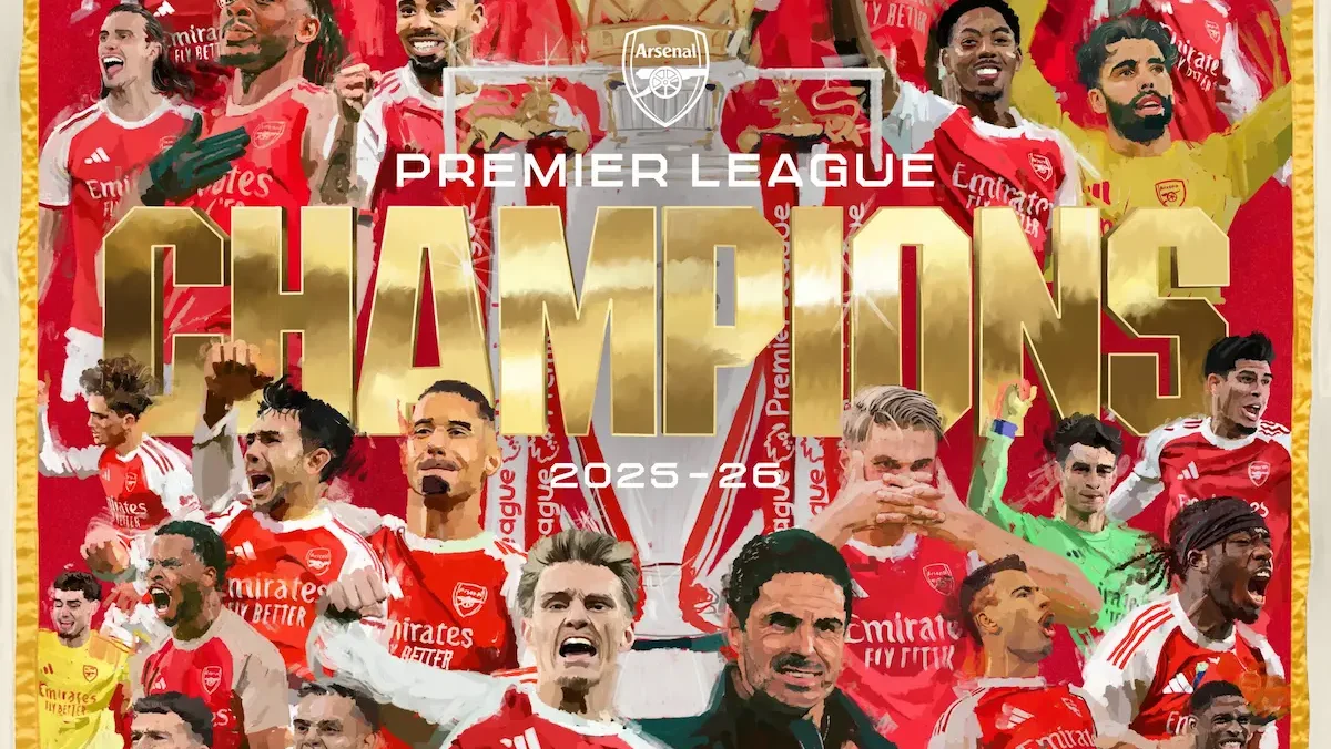 El Arsenal conquistó la Premier League 2025-2026 tras el empate del Manchester City (2º) en la cancha del Bournemouth (1-1)