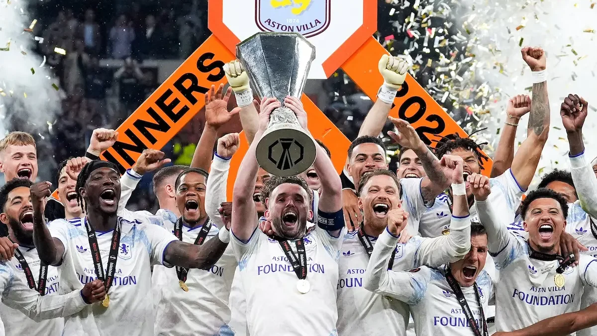 El Aston Villa conquistó este miércoles la primera Liga de Europa de su historia tras derrotar 3-0 al Friburgo.