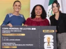 Sheinbaum entrega boleto para inauguración del Mundial a joven veracruzana Yolett Cervantes