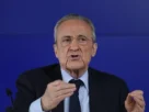 Florentino rechazó hablar del cambio de entrenador y de cualquier tema deportivo