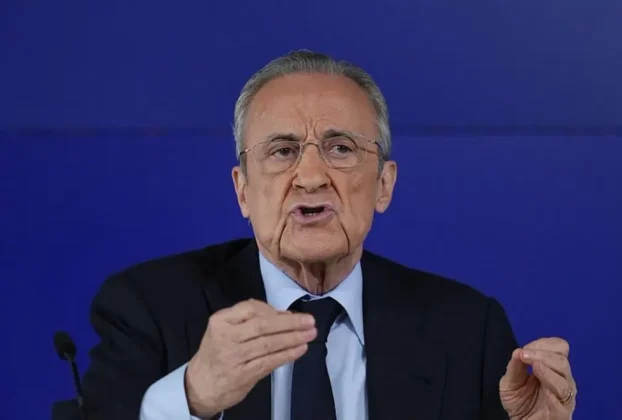 Florentino rechazó hablar del cambio de entrenador y de cualquier tema deportivo