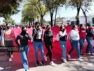 Estudiantes normalistas en marcha