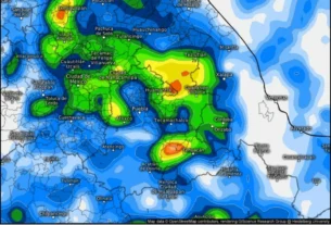 mapa del frente frio