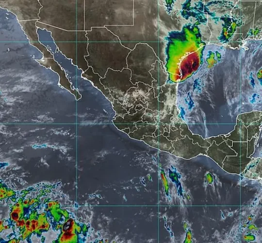 Sin embargo, a pesar de la presencia de este sistema, gran parte del país continuará bajo los efectos de una intensa onda de calor.