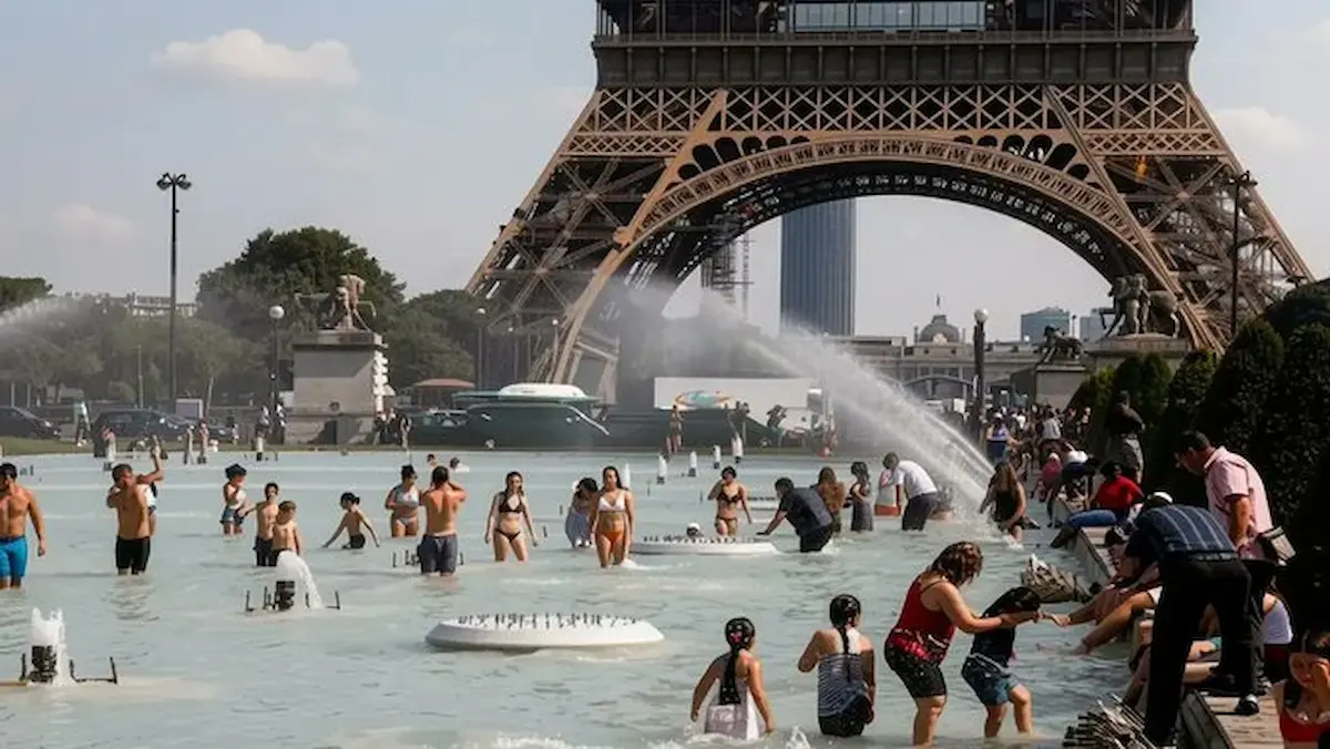 Météo France anticipa que las temperaturas máximas llegarán a 44 grados en Burdeos, 43 en Rennes, 41 en Toulouse o Limoges, 40 en Lyon o Ruán y 38 en París.
