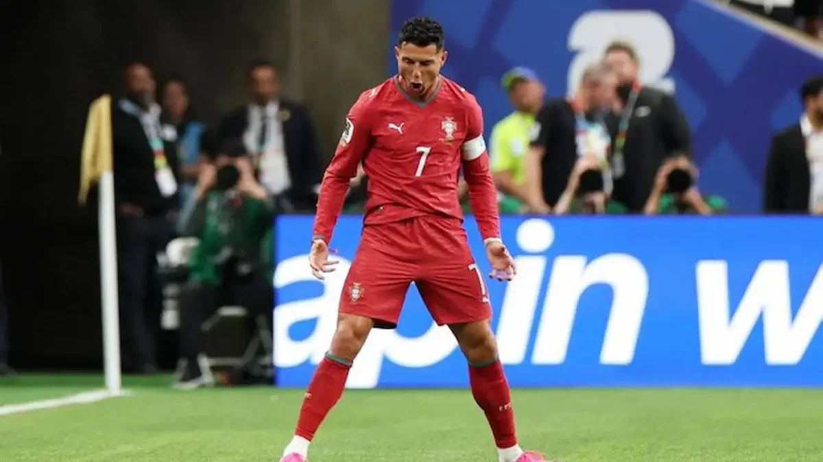 Los dos tantos de Cristiano Ronaldo ante Uzbekistán le permitieron establecer un nuevo récord en Copas del Mundo