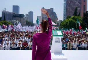 Sheinbaum reiteró su compromiso con la continuidad del proyecto político iniciado por la llamada Cuarta Transformación