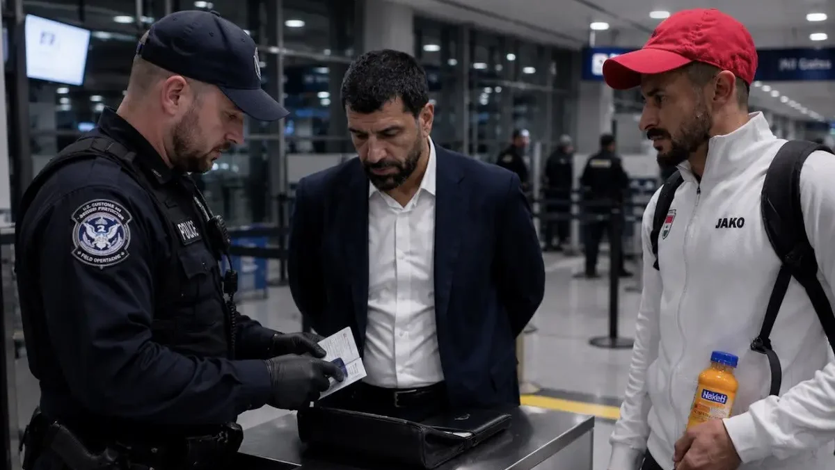 Tras el extenso interrogatorio, Hussein finalmente logró ingresar a tierras estadunidenses