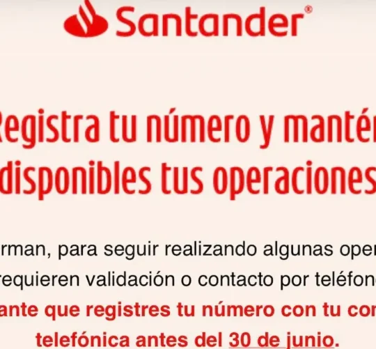 Mediante mensajes enviados a las aplicaciones móviles y correos electrónicos de sus clientes, los bancos hacen un llamado a llevar a cabo esa vinculación directamente con su proveedor de telefonía