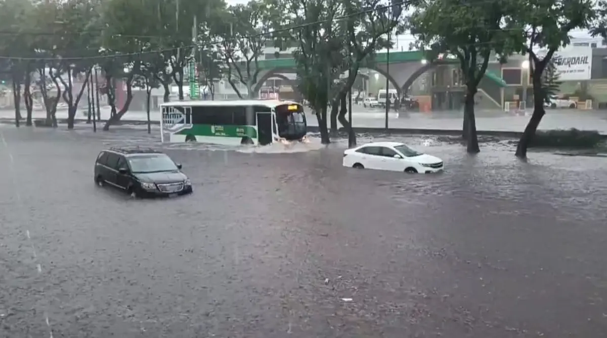 Intensas lluvias se registraron en Puebla el 28 de junio de 2026.
