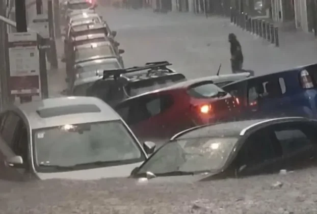 Las fuertes lluvias provocaron la caída de un árbol sobre un auto que circulaba en la recta a Cholula y uno de sus ocupantes, falleció