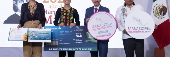 Por primera vez, dijo, se incorporaron experiencias comunitarias. “Por ejemplo, las luciérnagas que vienen de Tlaxcala y a todos los pequeños comerciantes y casas de artesanías”.