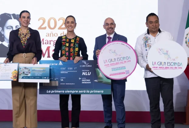 Por primera vez, dijo, se incorporaron experiencias comunitarias. “Por ejemplo, las luciérnagas que vienen de Tlaxcala y a todos los pequeños comerciantes y casas de artesanías”.