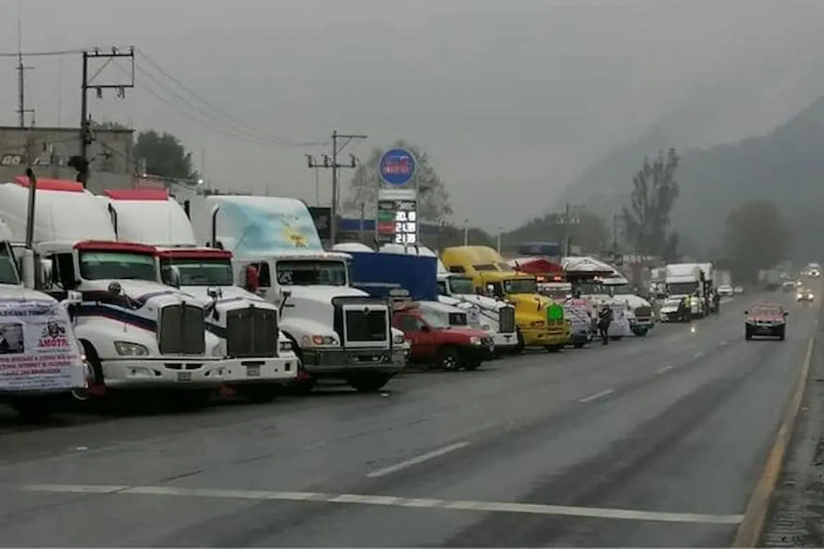 paro en las carreteras de puebla