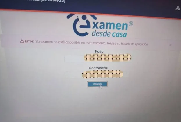 Quienes tuvieron problemas en la plataforma Ceneval deben presentar folio, CURP y captura de pantalla
