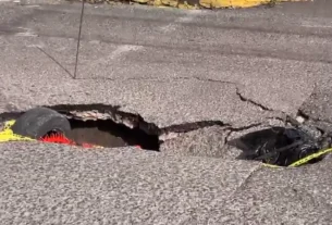 Las autoridades recomendaron extremar precauciones y utilizar rutas alternas mientras se realizan las evaluaciones correspondientes.