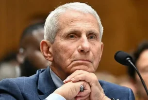Anthony Fauci ante un comité del Senado de Estados Unidos.
