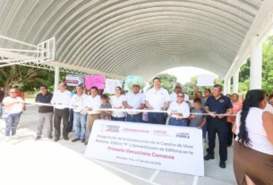 armenta entrego apoyo a escuelas