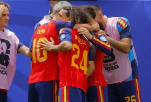 España fue contundente en el Estadio Los Ángeles para eliminar a Austria en los 16vos de final del Mundial 2026