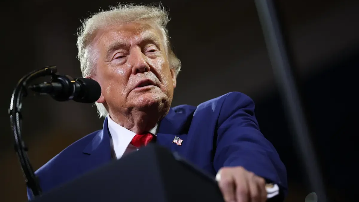 El presidente de Estados Unidos Donald Trump