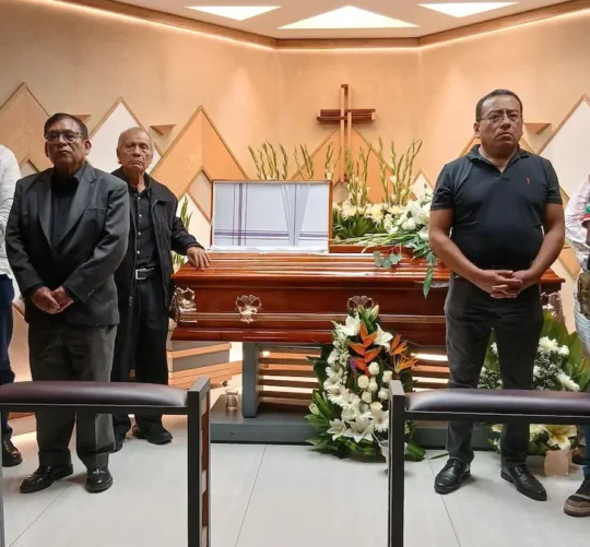 Ceremonias funerarias del periodista Francisco Alejandro Leyva