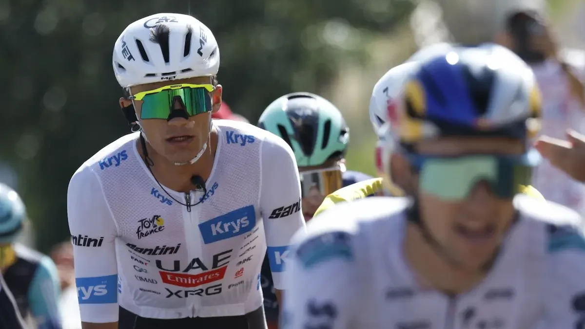 Isaac del Toro concluyó en la séptima posición de la etapa 19 del Tour de Francia