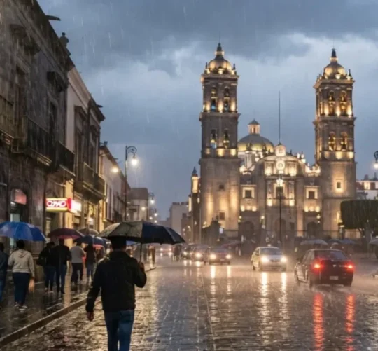 Imagen del centro histórico de la ciudad de Puebla