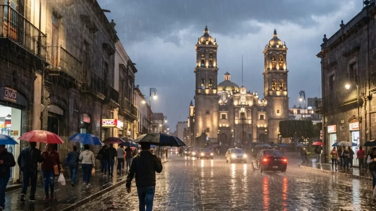 Imagen del centro histórico de la ciudad de Puebla