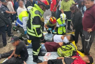 Siete personas resultaron heridas en Santiago Tlacotepec, Toluca, por la caída de un rayo