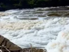 Espuma tóxica en el Río Atoyac