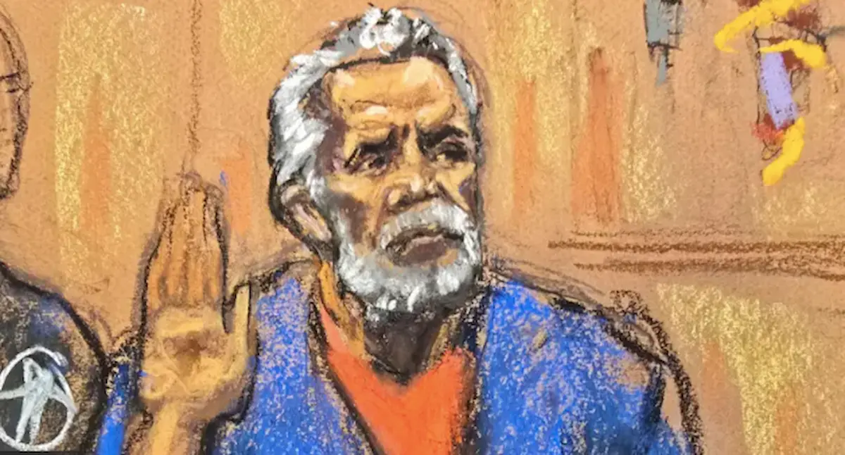 Imagen ilustrativa de Ismael Zambada durante su juicio