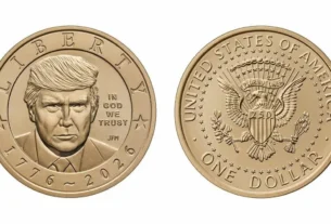 La pieza con el rostro de Donald Trump tendrá un valor nominal de un dólar