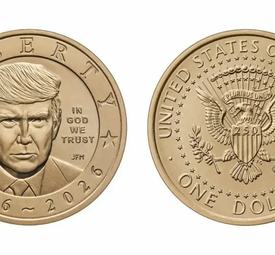 La pieza con el rostro de Donald Trump tendrá un valor nominal de un dólar