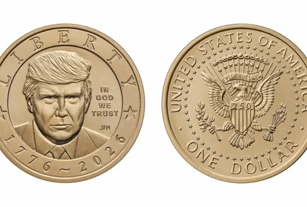 La pieza con el rostro de Donald Trump tendrá un valor nominal de un dólar