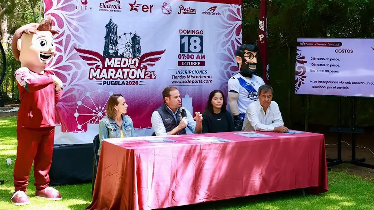 Anuncia gobierno de Pepe Chedraui el Medio Maratón Puebla 21K 2026