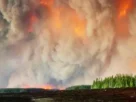 El humo de los incendios forestales que arrasan la provincia canadiense de Ontario