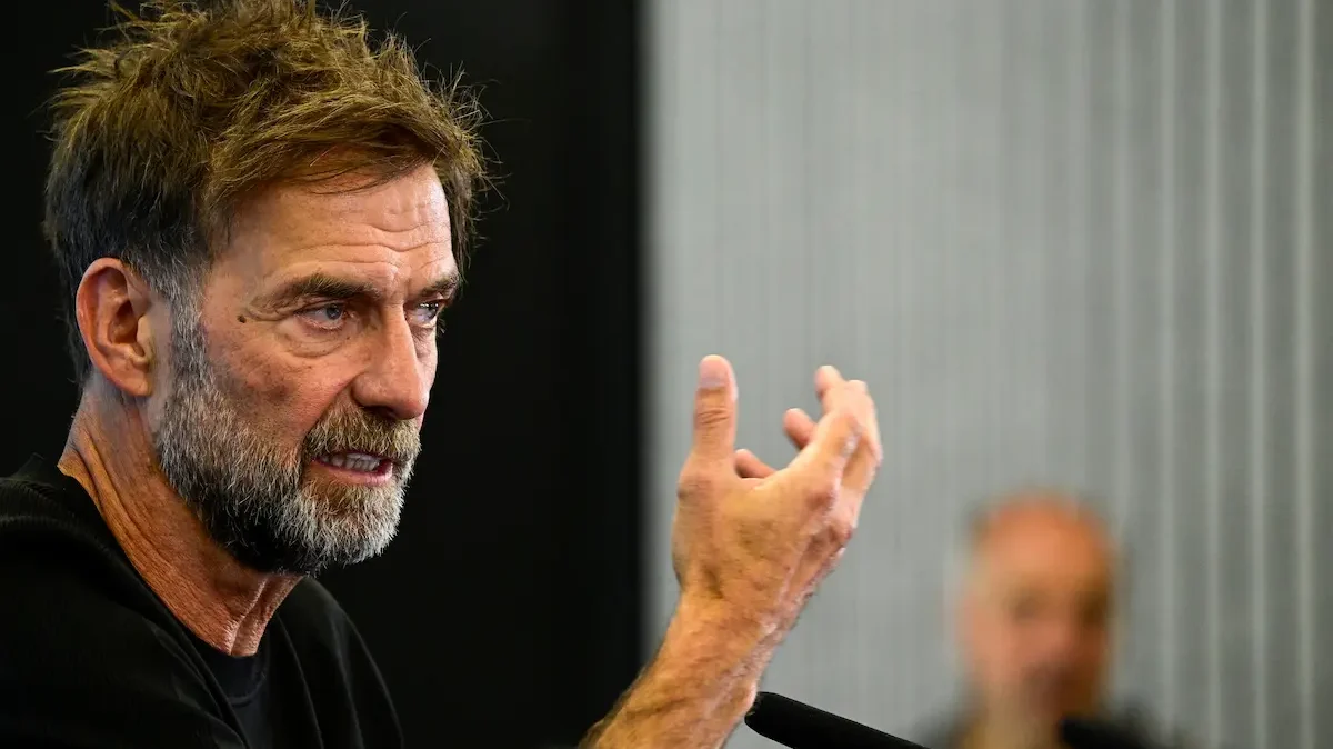 Jürgen Klopp es presentado como entrenador de la selección alemana de fútbol.