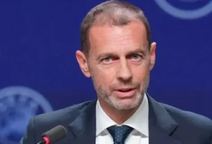 El presidente de la UEFA, Aleksander Ceferin