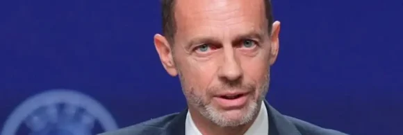 El presidente de la UEFA, Aleksander Ceferin