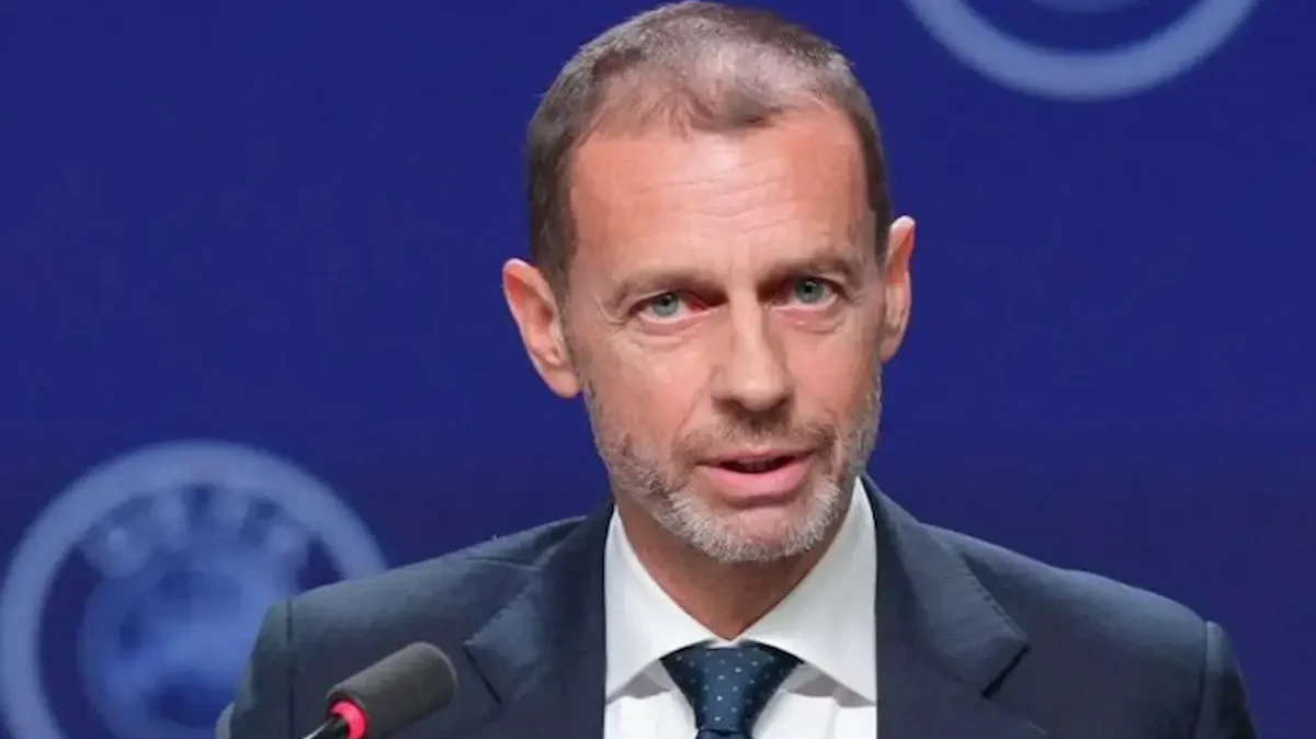 El presidente de la UEFA, Aleksander Ceferin
